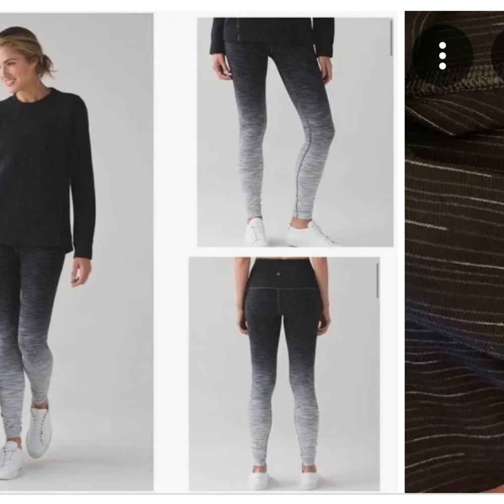 Lululemon Super High Rise Ombré Leggings 33” inseam